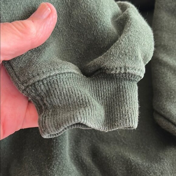 J. America Mega Hood Green Sweatshirt - Picture 5 of 7